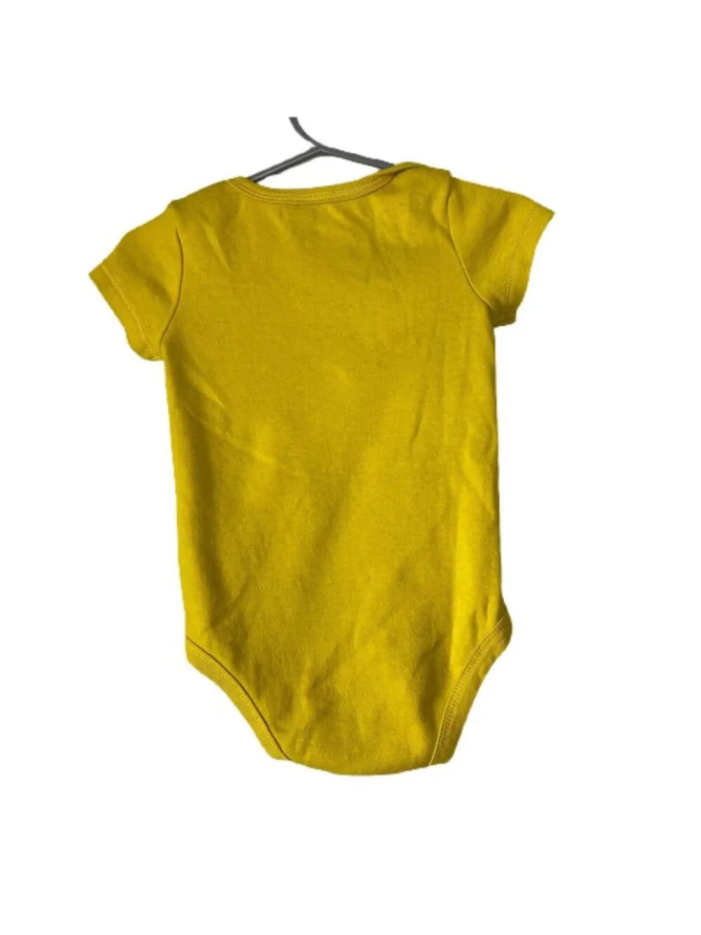 Star Wars Baby One Piece Yellow 12M Cotton Blend Graphic Little Rebel Short Slee